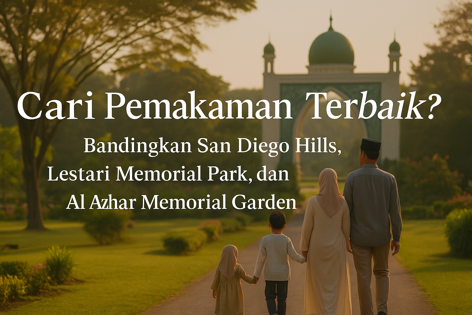 Seperti Ini Makam dalam Islam: Menggali Makna, Memahami Adab, dan Mengenal Al Azhar Memorial Garden Karawang
